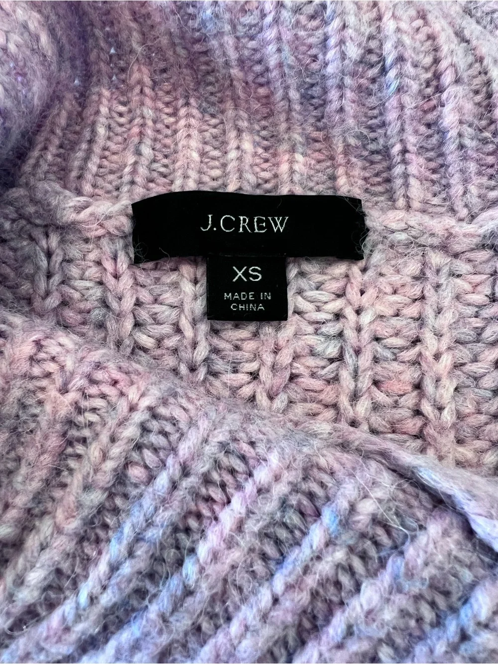 Alpaca Merino Wool Blend J. Crew Button-Shoulder Turtleneck Cropped Sweater